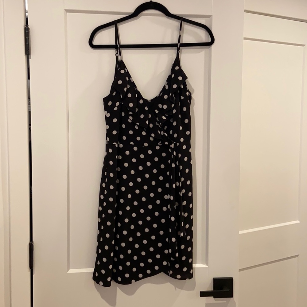 Polka Dot Wrap Dress